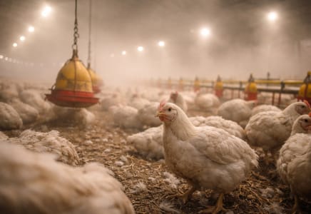 Poor Air Quality in Poultry Production-Respiratory Health and Economic Impact